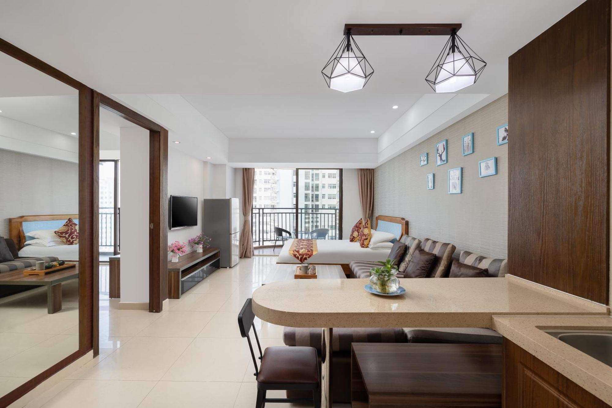 الشقق الفندقية Sanya Sun And Sea Gueshouse المظهر الخارجي الصورة